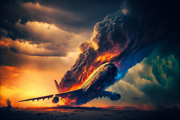飛行機墜落の夢が持つ基本的な意味や暗示